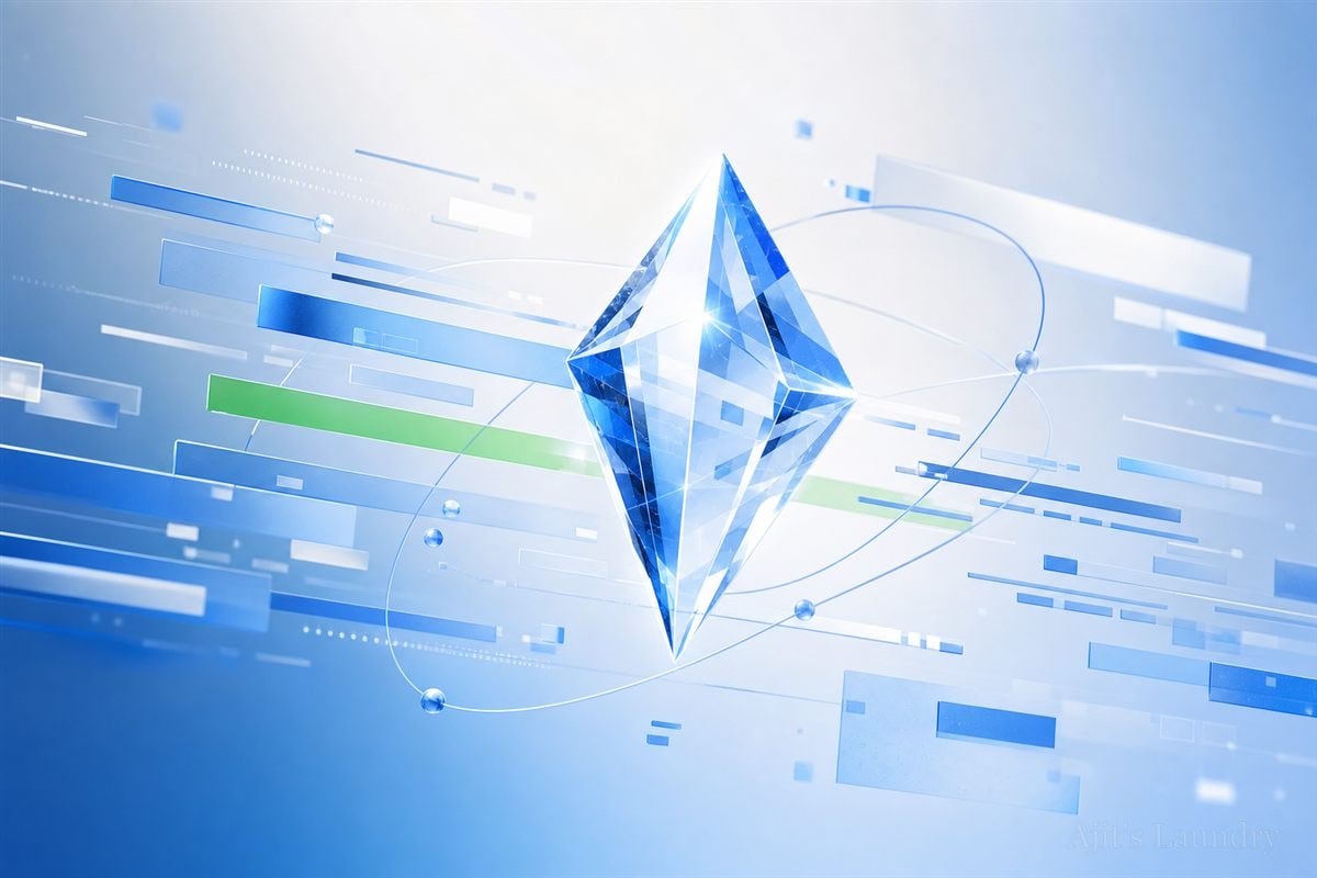 Abstract digital craft and precision illustration