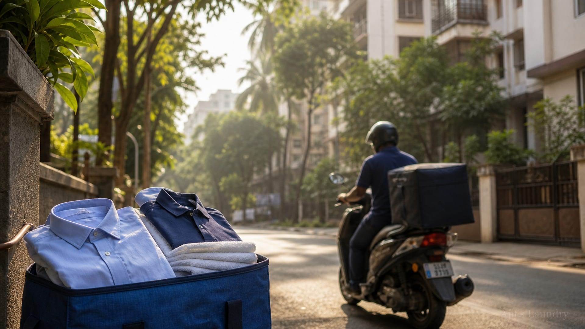 Laundry pickup coverage in Mulund