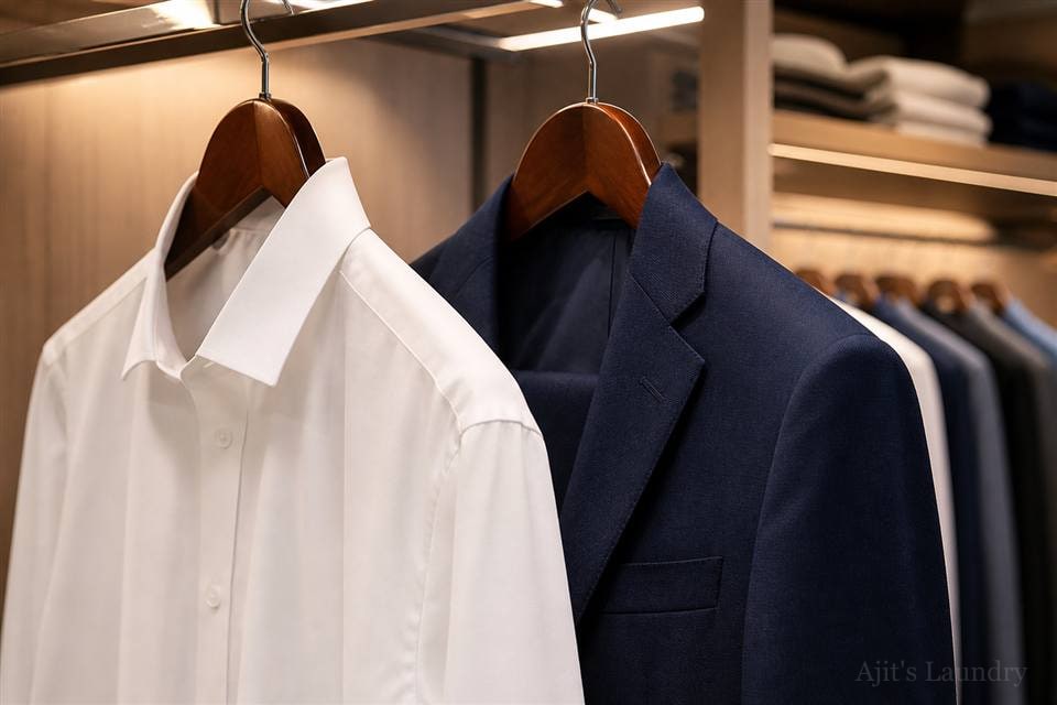 Final look after Suit & Blazer at Ajit's Laundry Mulund
